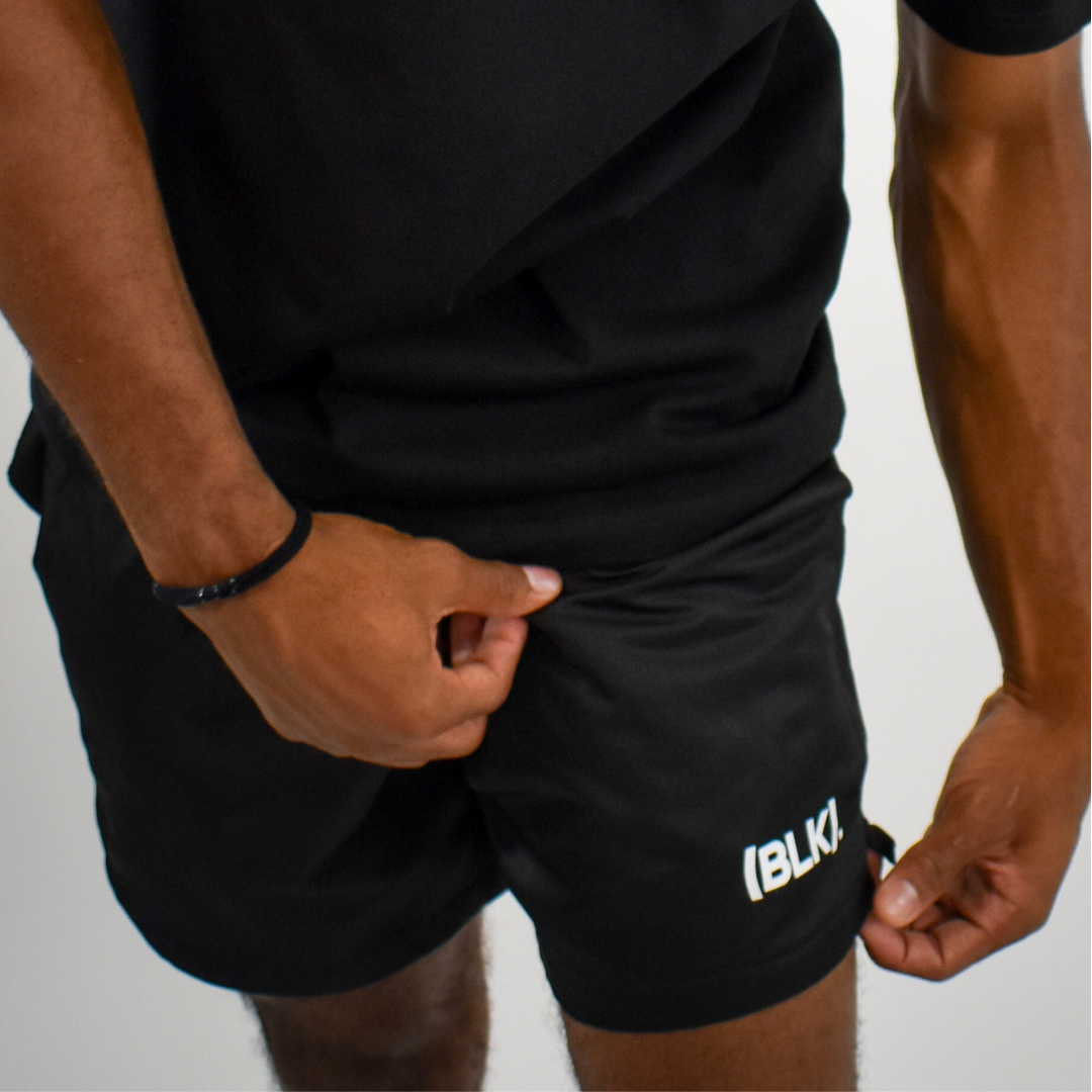 (BLK) Unisex Woven Shorts