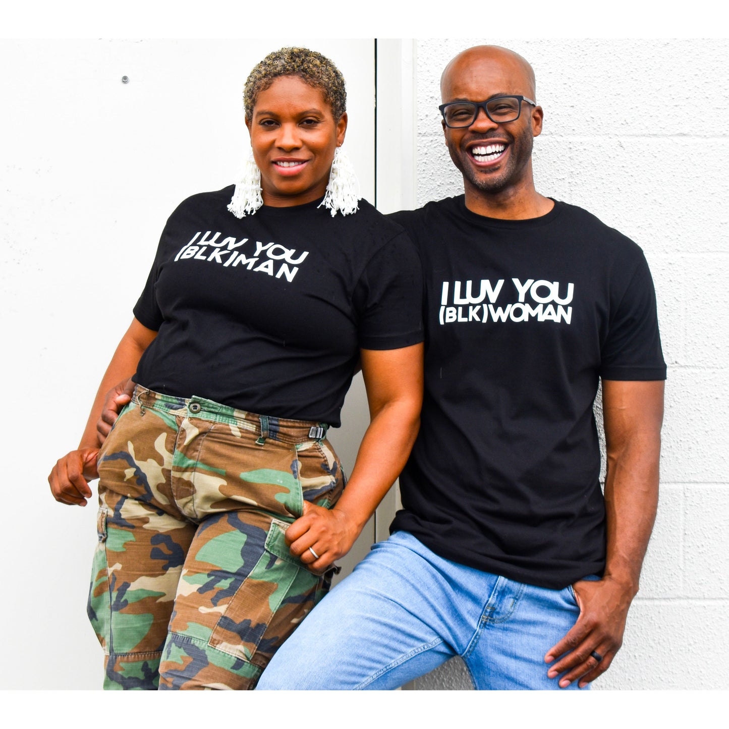 I LUV YOU (BLK) WOMAN Tee