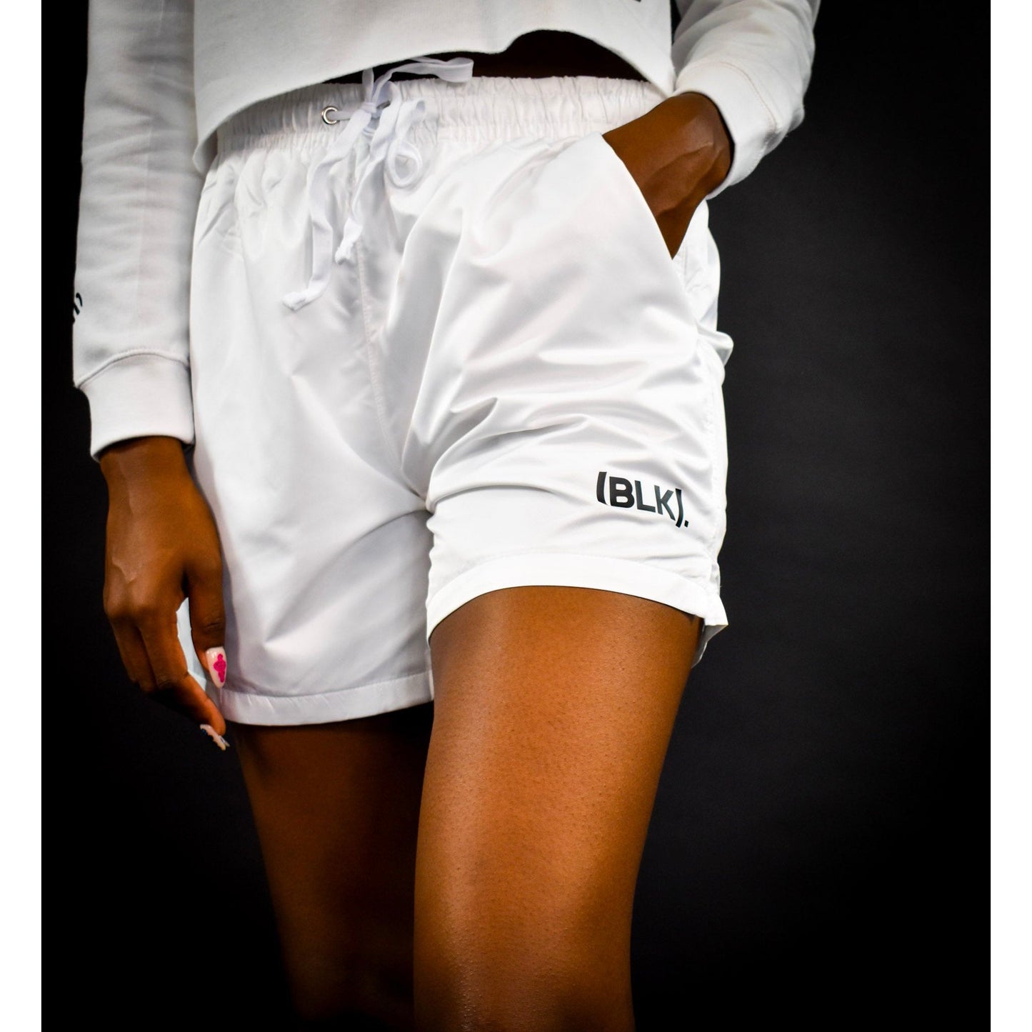 (BLK) Unisex Woven Shorts