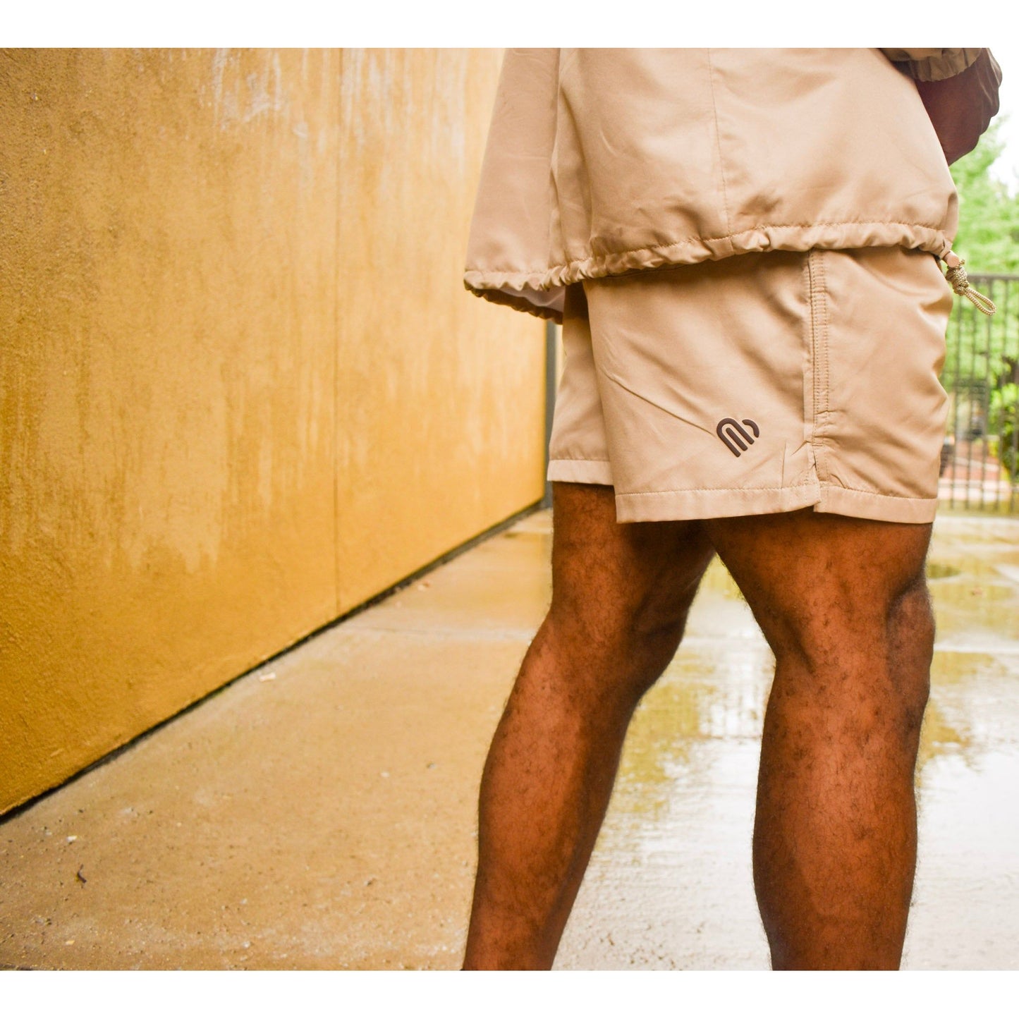 (BLK) Unisex Woven Shorts