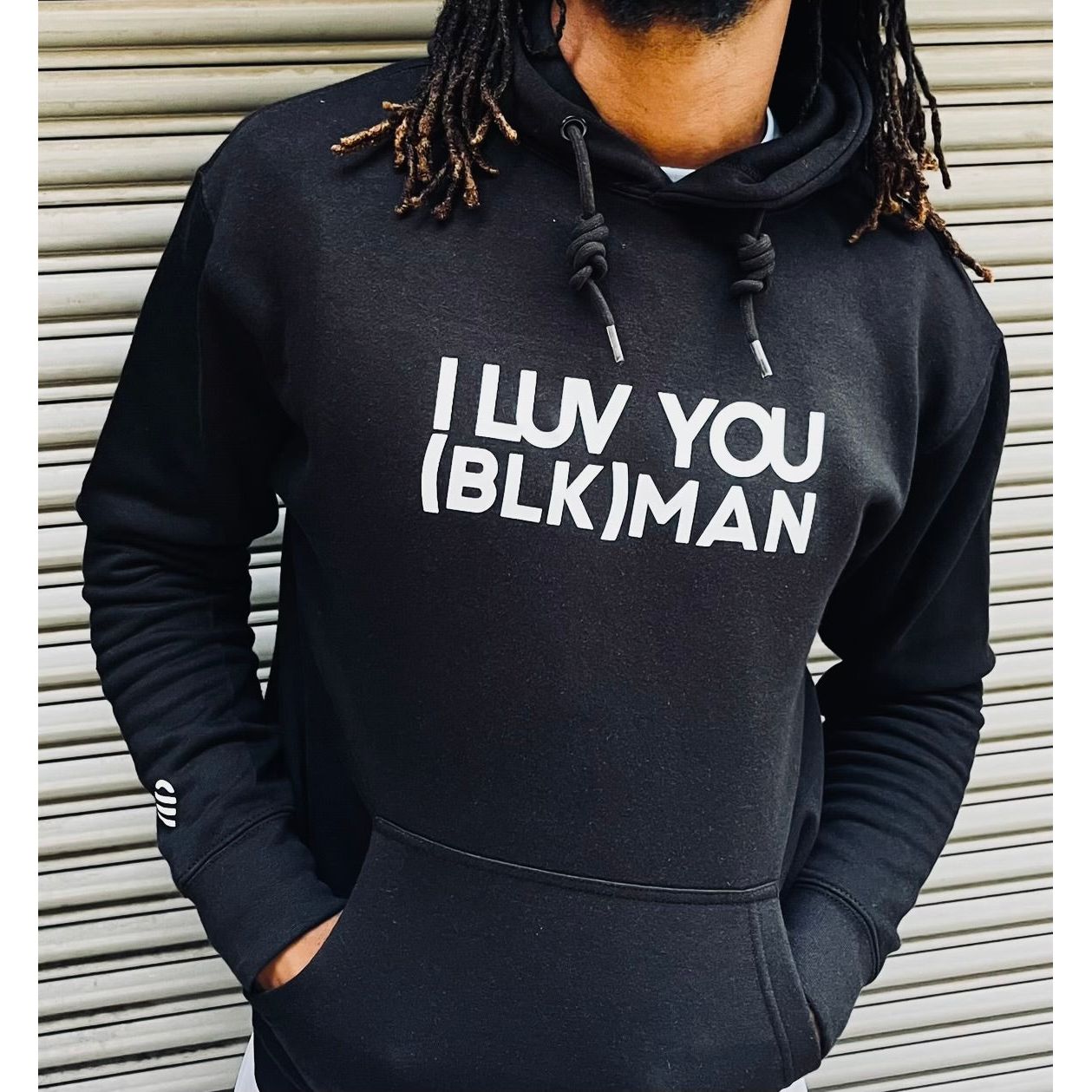 I LUV YOU (BLK) MAN - Hoodie