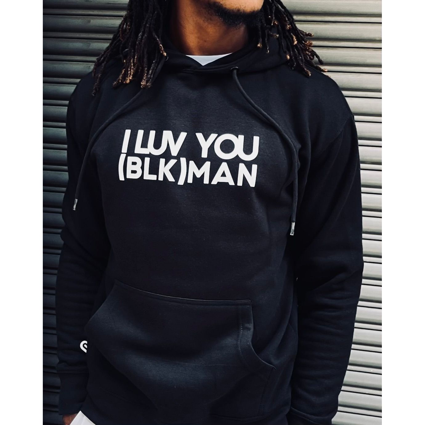 I LUV YOU (BLK) MAN - Hoodie