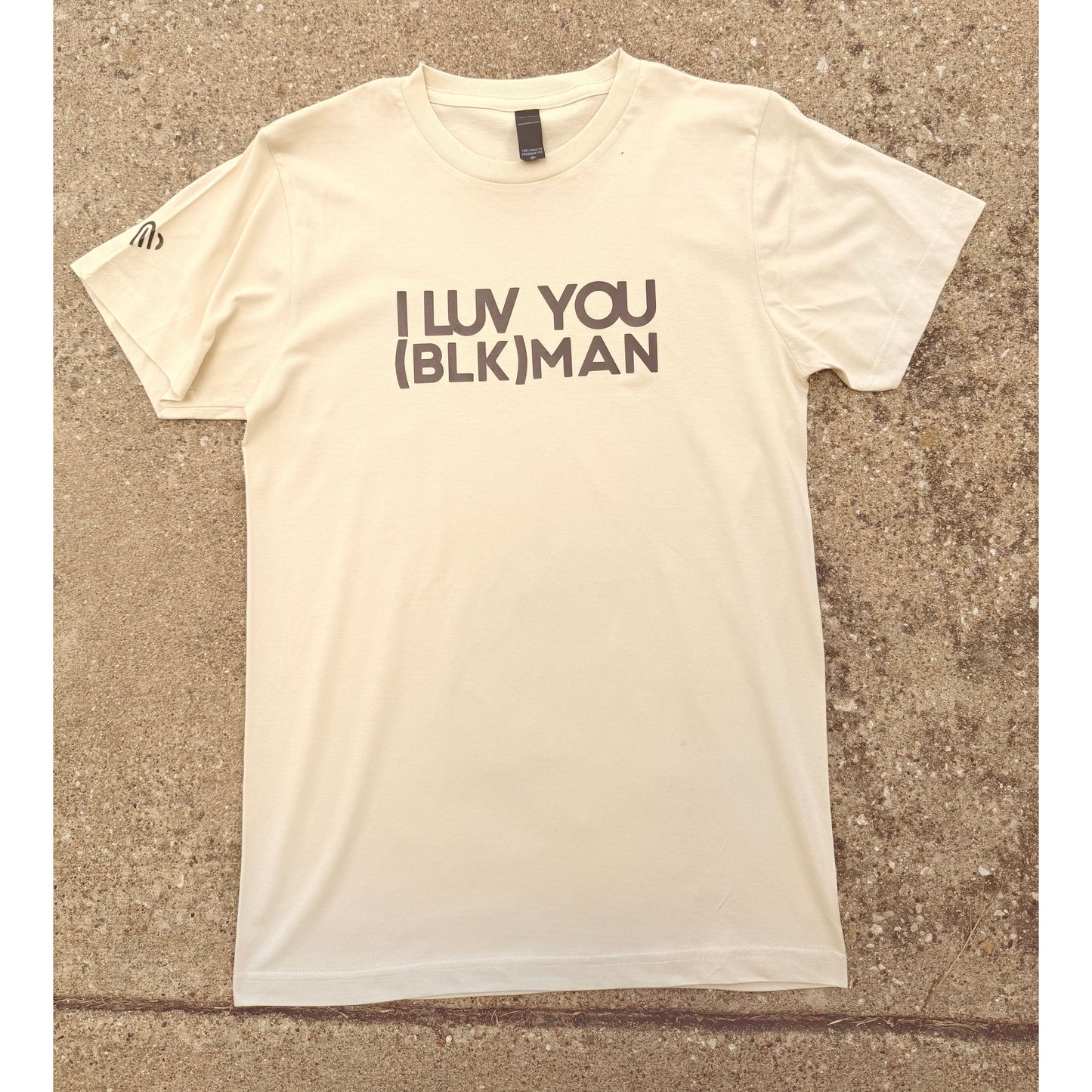I LUV YOU (BLK) MAN Tee