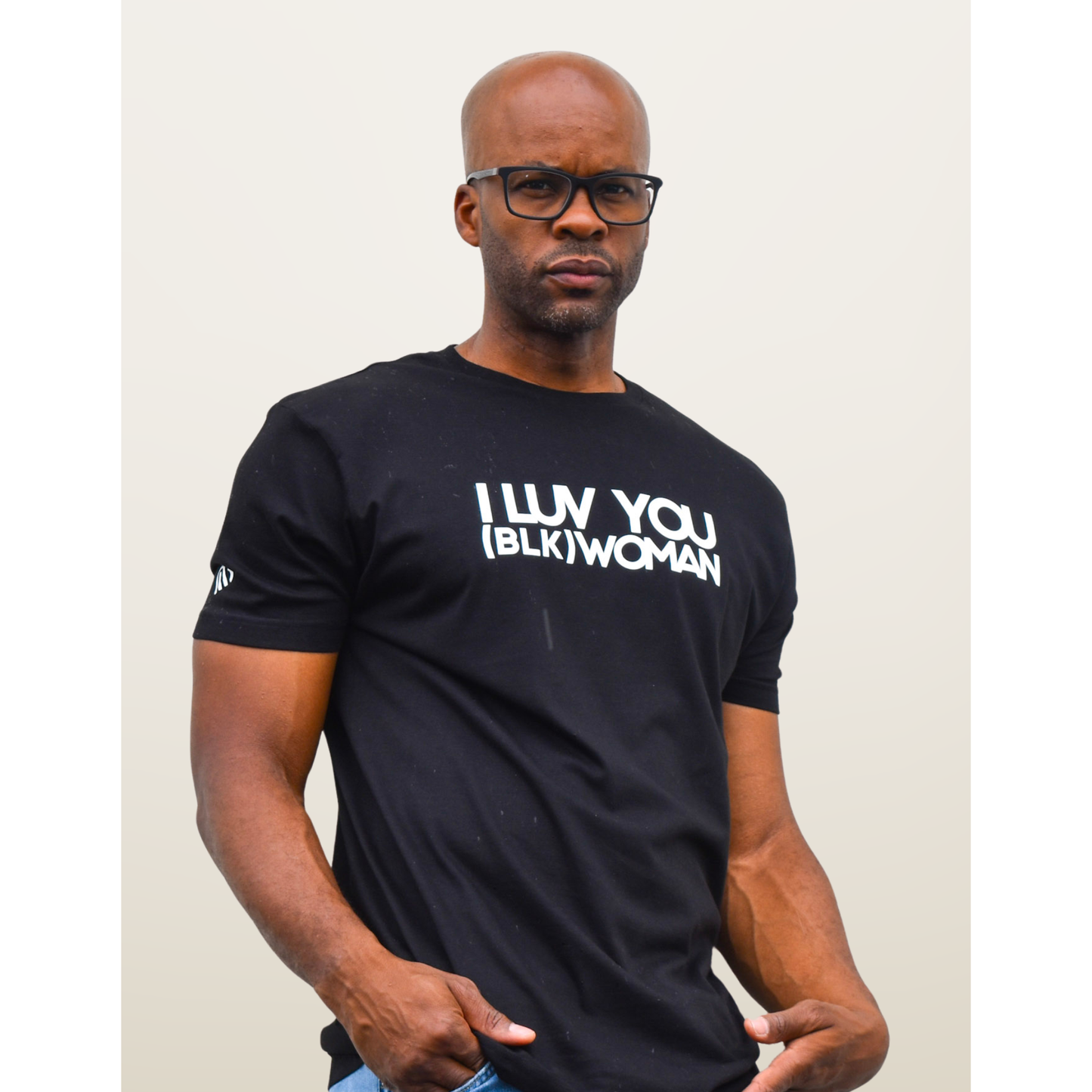 I LUV YOU (BLK) WOMAN Tee