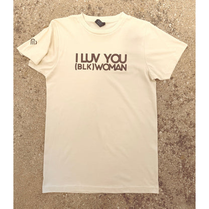 I LUV YOU (BLK) WOMAN Tee