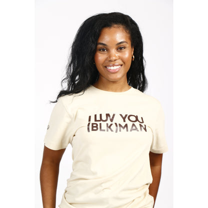 I LUV YOU (BLK) MAN Tee