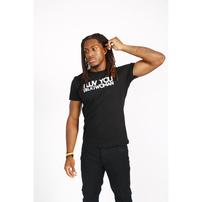 I LUV YOU (BLK) WOMAN Tee