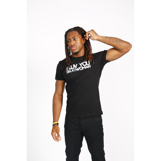 I LUV YOU (BLK) WOMAN Tee